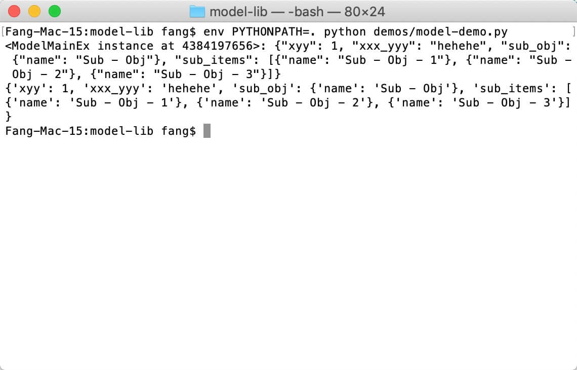 GitHub - fangqk1991/py-model: JSON / Model 转换模块,Python 版